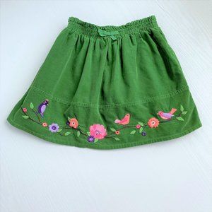 Gymboree Green Corduroy Skort Size 7